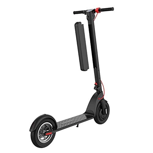 Electric Scooter : Vests Ultra-Light E-Scooter 10 Inch 2-wheel Detachable Lithium Battery Portable and Waterproof IP54 Folding Electric Scooter Performance Electric Scooter