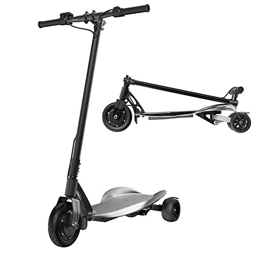 Electric Scooter : WLDOCA 3 Wheeled Electric Scooter, 350W motor 18 miles Long-Range Battery, Lightweight & Foldable & Easy Carry E-Scooter with Display