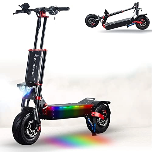 Electric Scooter : X5 Electric Scooter with Dual Drive, 13" All-Terrain Tyres, Batteries 60V30Ah, Range up to 44 Miles, Dual Shock Absorption