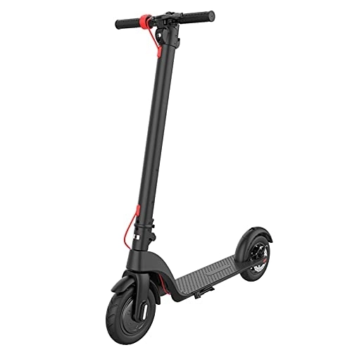 Electric Scooter : X7 Electric Scooter for Adults with Detachable Battery | 15miles Range |10" Pneumatic Tires | Lightweight & Foldable Design