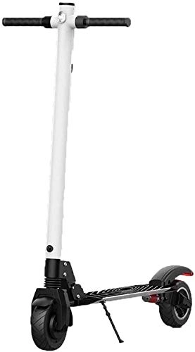 Electric Scooter : XBSLJ Electric Scooter, 2-wheel Intelligent Pedal Scooter Single Foldable Anti-skid Max Speed 55km Suitable for Teenagers Adult Boys And Girls-White-White