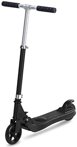 Electric Scooter : XBSLJ Electric Scooter, Adjustable Maximum Speed Folding 6 km / h 6 km Running Distance for Boys Girls from 7 to 14 Years - Black