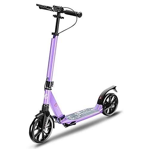 Electric Scooter : XBSLJ Kick Scooter, Electric Scooter Adult Scooter, Big Wheel Kick Scooter, Youth Adult Scooter With Double Brakes, Stylish Folding Commuter Scooter