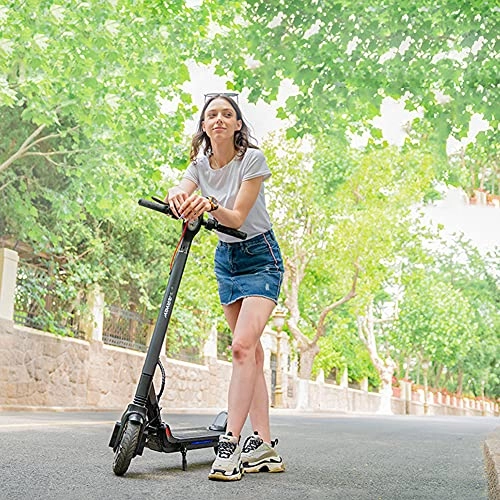 Electric Scooter : Xiaokang Electric Scooters, with 350W Motor Max Speed 19MPH / 8.5'' Honeycomb Tires 36V 7.5Ah Battery 30Km Long-Range, Black