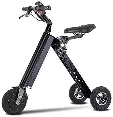 Electric Scooter : Xiaokang Folding Electric Bicycle Tricycle Scooter Battery Car Travel Electric Car Light And Convenient To Work, D