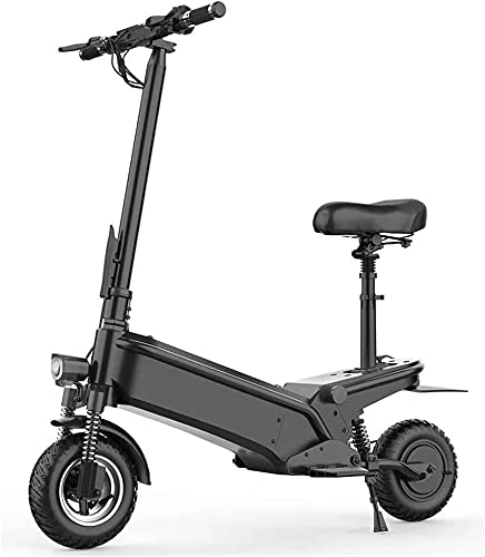 Electric Scooter : Xiaokang Folding Electric Scooter Off-Road Mobility Small Car Adult Two-Wheeled Pedal Mount, A