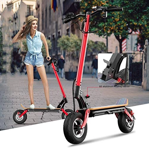 Electric Scooter : Xiaokang Off-Road High-Power Electric Scooter Adult Folding Two-Wheeled Small Travel Dual-Drive Electric Car