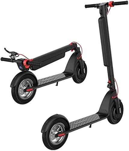 Electric Scooter : XINHUI The Portable Folding Electric Scooter 350W 10 Inch Flip-Scooter, And with A Removable Lithium LCD Display
