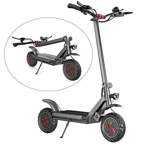 Electric Scooter : XYDDC Electric Scooter, 1800W High Power Off-Road Electric Scooter, 58 Km / H And 78Km Range 11 '' Widening Large Tires, Foldable E-Scooter with USB Charging for Adult