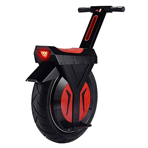 Electric Scooter : XYDDC Electric Unicycle Black, Unicycle Scooter with Bluetooth Speaker, Unisex Adult, 17 Inch - 500W, 60KM