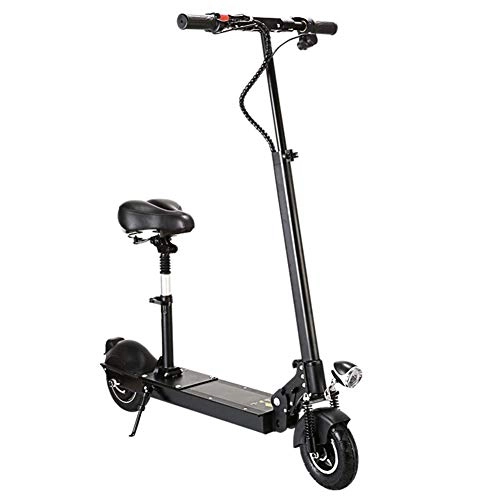 Electric Scooter : XYDDC Foldable Electric Scooter 250W High Power E-Scooter - Up To 21.7 MPH 8 Inch Solid Explosion-Proof Tires - Adult Electric Scooter, Black, 18.6miles