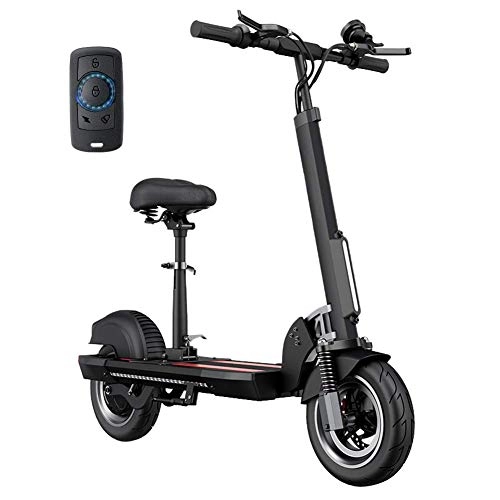 Electric Scooter : XYDDC Portable Folding High Speed Electric Scooter - 35Km / H 350W Motor And 330 Lb Load, 3 Speed Adjustment, 30Km Electric Scooter Support for Charging Mobile Phones