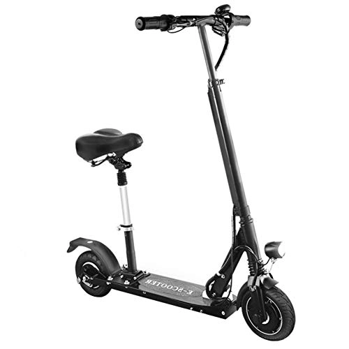 Electric Scooter : XYDDC Ultra-Lightweight Foldable Electric Scooter, E-Scooter with Adjustable Handle And Seat, 300W Motor Speed Up To 40KM / H for Adults And Teens, 20~35km