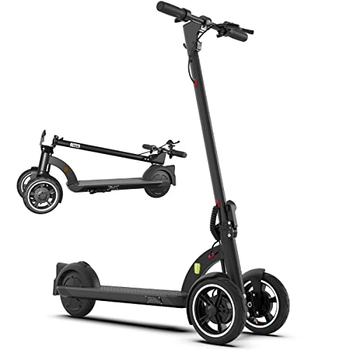 Electric Scooter : YIMI 3 Wheel Foldable Electric Scooters Adult, 8.5'' Double Front Wheels E Scooter, 7.8 Ah Lithium Battery, 30km Long Mileage, 25km / h Top Speed, 500W Motor