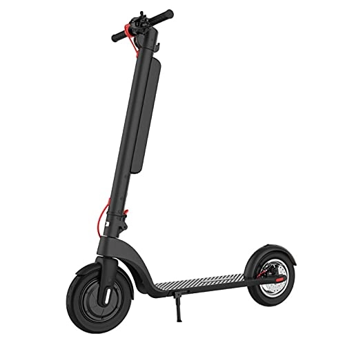 Electric Scooter : YIZHIYA Electric Scooter, Lightweight Foldable Adult E-Scooter, 10" Run-flat Tires, 350W 36V 10AH Scooter, Triple Braking Function Waterproof LCD Display, Cruise function Max Speed 25km / h