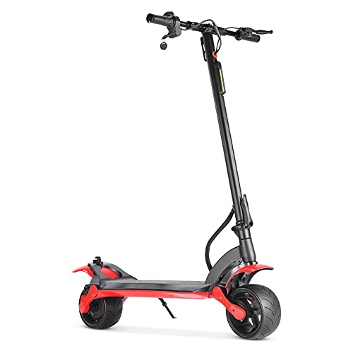 Electric Scooter : YREIFAG Dual Drive Electric Scooter, Urban Commuter Folding E-Bike Max Speed 25Km / H 17Km Long-Range 1000W / 48V Charging Lithium Battery Adults And Kids Super Gifts