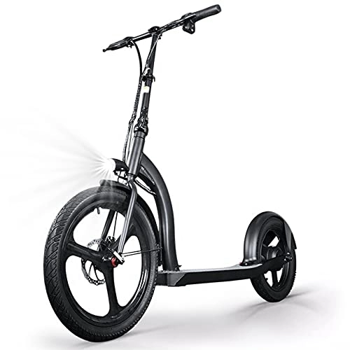 Electric Scooter : YX-ZD Electric Scooters Adult, Urban Commuter E-Scooter Folding Fat Tire Electric Scooter, 20'' Pneumatic Tire / 350W Motor / Up To 30MPH / 36V 10Ah Lithium Battery