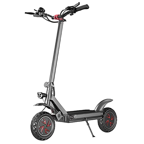 Electric Scooter : YX-ZD Foldable Electric Scooter, Portable Electric Scooter for Adults, Commute And Travel, 11-Inch Widened Tires / Rear Drive Brake / Max Speed 32 MPH, 60V 18Ah