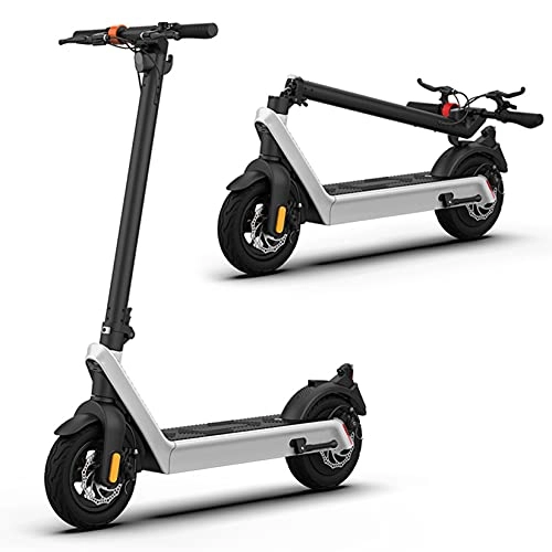 Electric Scooter : YX-ZD Folding Electric Scooters Adults, SUV Off Road Electric Scoote with 500W Motor Up To 40Km / H, Max Long-Range 65Km, 36V / 15.6Ah Removable Lithium Battery, 10" Vacuum Tire