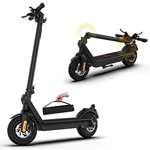 Electric Scooter : YX-ZD SUV Off Road Electric Scoote, Folding Electric Scooters Adults, with 500W Motor Up To 40Km / H, 36V / 15.6Ah Removable Lithium Battery, Max Long-Range 65Km, 10" Vacuum Tire