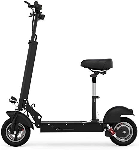 Electric Scooter : YZ-YUAN Portable Electric Scooter Adult 1000W Motor, 36V-350W, Endurance 10-15 Kilometers, Portable Foldable, Front Rear Suspension Disc Brake System For Safe Driving Electric Scooters