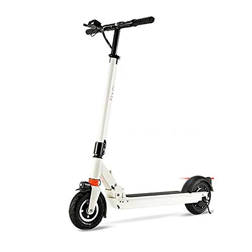 Electric Scooter : ZHANGCHUNLI 3 Wheel Scooter Scooter for Kids Electric Scooter For Adult, Town And City Commuter With Lightweight Folding Frame (Color : White)