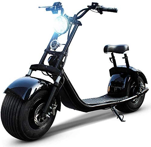 Electric Scooter : ZHANGYY Stylish Electric Scooter Double Brake System Double Shock Absorption System Wide Tires, Long Battery Life And Compact Body Structure, C