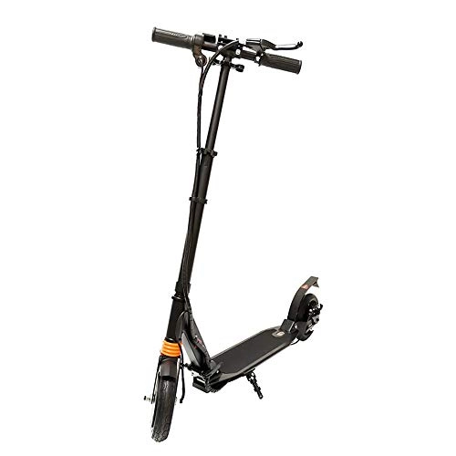 Electric Scooter : ZoSiP Folding electric scooter, 10 kilometres, wide movable folding design, commuting scooter, electric riding scooter (colour: black, size: 180 W)