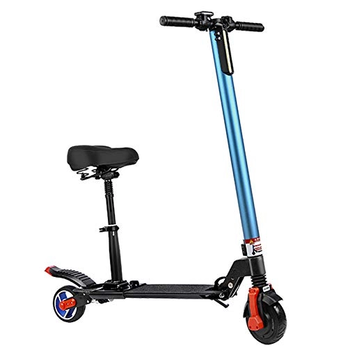 Electric Scooter : ZXCVBAS 36V350W Two Wheels Electric Scooter for Adults Foldable with Seat Electric Kick Scooter, Suitable for Short-Distance Travel in Schools, Parks, And Other Places