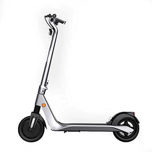Electric Scooter : ZXCVBAS Electric Scooter, 600W High-Power Motor, Maximum Speed 28Km / H 10-Inch Solid Tire, Easy To Fold And Carry, For Adults with Double Brake