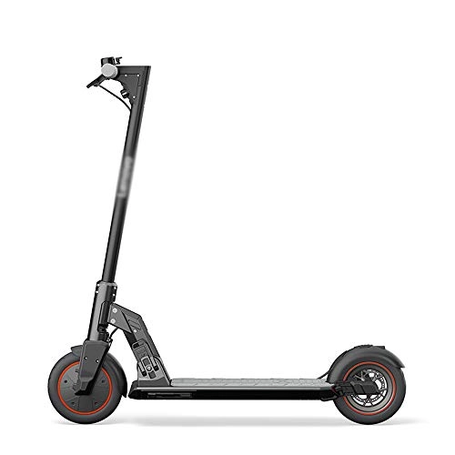Electric Scooter : ZXCVBNAS Electric Kick Scooter for Adults, Lightweight Foldable Scooter up to 30 Kilometer Range 8.5" Tires Scooter Portable Folding Commuter Scooter for Adults with 350W Motor, Black
