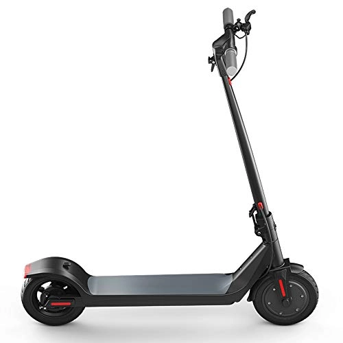 Electric Scooter : ZXCVBNAS Electric Scooter for Adults, Up To 30 Kilometer Long-Range & 25Km / H 8.5" Solid Tires, Folding & Commuting Adults Electric Scooter with Double Braking System