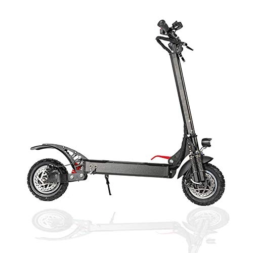 Electric Scooter : ZXCVBNAS Electric Scooter-Up To 55Km / H, 10-Inch Pneumatic Tires, 2000W Brushless Hub Motor, Ultra-Light, Anti-Rattling Aluminum Folding Electric Scooter