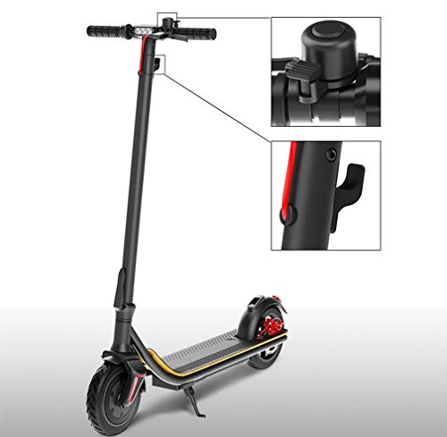 Electric Scooter : ZXCY Adults And Teens Electric Scooter with 350W Solid Core Motor 25Km / H Max Speed Foldable E- Scooter with Intelligent LCD Display And Front Light