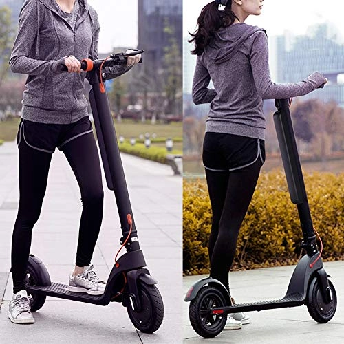 Electric Scooter : ZZQ Foldable Lightweight Adult Electric Scooter 350W Li-Ion Battery 100KG Max Load 25KM Range LED Display for Teens / Adults