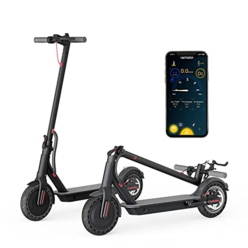 Scooter : Foldable E-scooter for Adults, Up to 32KM / H Portable Fast Commuting Mobility Scooters for Adults, 350W Motor, 3 Adjustable Speed Modes, IP54 Waterproof with Powerful Headlight & App Control