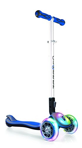 Scooter : Globber Elite Scooter With Light Up Deck and Wheels - Navy Blue