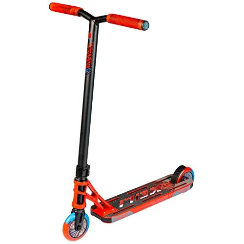 Scooter : MGP Action Sports - MGX S1 Shredder Stunt Scooter - Suits Boys & Girls Ages 4+ - Max Rider Weight 100kg - Worlds #1 Pro Scooter Brand - Madd Gear Est. 2002 (Red / Black)