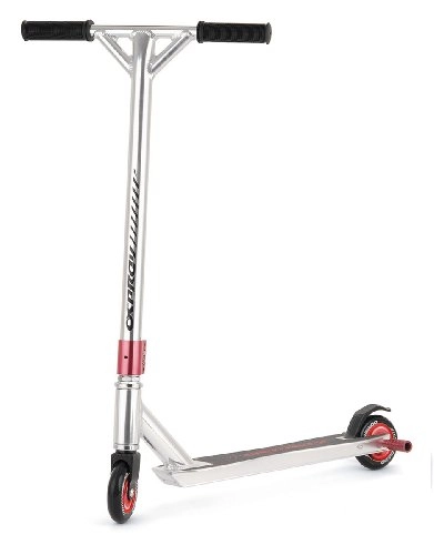 Scooter : Osprey 360° Chrome Freestyle Stunt Scooter - Red