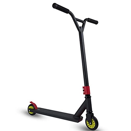 Scooter : WanuigH Children's Scooters Scooter Freestyle Street Surfing Scooter Youth Scooter Convenient and Practical (Color : Black, Size : 66x84x52cm)