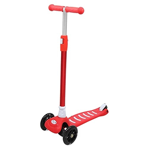 Scooter : WanuigH Children's Scooters Three-wheeled Scooter Red Children's Scooter Convenient and Practical (Color : Red, Size : 54x23x67.5cm)