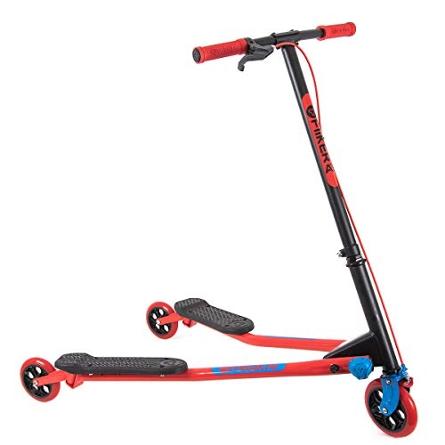 Scooter : Yvolution Y Fliker A3| Foldable Drifting Swing Scooter for Kids Age 7+ Years (Red)