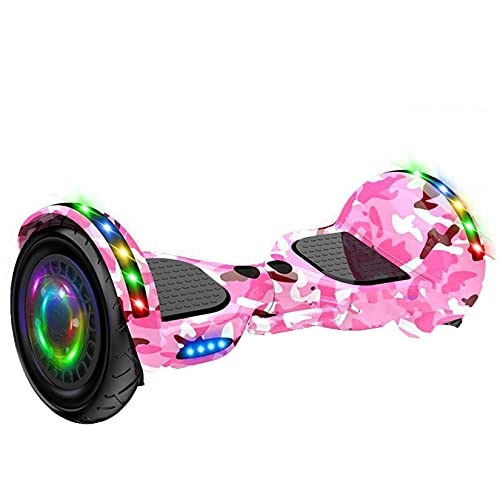 Self Balancing Segway : 10 Inch with Bluetooth Speaker Self Balancing Scooter, LED Lights, Hoverboard Electric Scooter Gift for Kid, Teenager and Adult, with Safety Certified