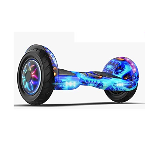 Self Balancing Segway : GANGG Scooter Electric Kickboard Scooter, Adult 8-Inch Auto-Balance Electric Pedal, Built-In Bluetooth Speaker Hovering LED Light with Flashing Wheel, Suitable for Children And Adults