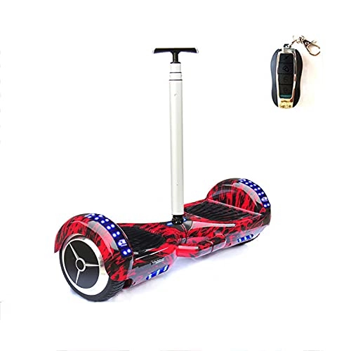 Self Balancing Segway : Hoverboard Self Balancing Scooter Electric Balance Scooter Two-wheeled Smart Scooter for Children Students and Adults, Red