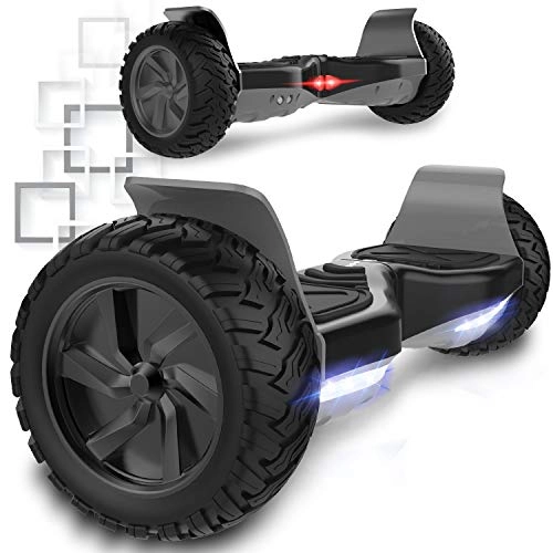 Self Balancing Segway : MARKBOARD 8.5-inch Hoverboards with Bluetooth Speaker, Intelligent Electric Scooter, Self-balancing Scooter All-terrain Dual Powerful Motor