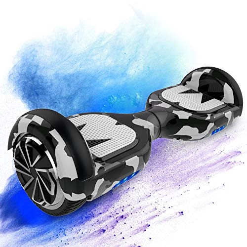Self Balancing Segway : MARKBOARD Hoverboards Self Balancing Scooter, 6.5" LED Lights Smart Hover Board Built in Bluetooth Speakers with 2 Powerful Motor Best Gifts for Kids and Adult