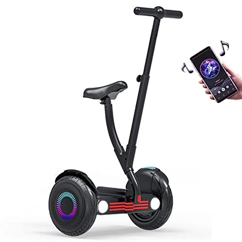 Self Balancing Segway : N / B Hover board - Self Balancing Scooter 6.5'', Built-in Bluetooth Speaker and Colorful LED Lights, with Seat and Armrests, Front LED Headlights, Red Warning Taillights, Hoverkart Gifts for Kids