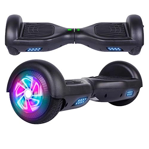 Self Balancing Segway : SISGAD Hoverboard for Kids, 6.5" Self Balancing Electric Scooter with LED Lights, Off Road Adult Hoverboard