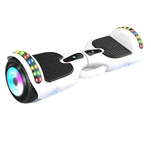 Self Balancing Segway : Skateboards Kick Scooters Self-Balancing Electric For Adults Teens Girls Beginners Boys Grip Tape For Boys Age 10-12 Plus Outdoor Sports Balance Scooter 500w Portable, White, 6 in